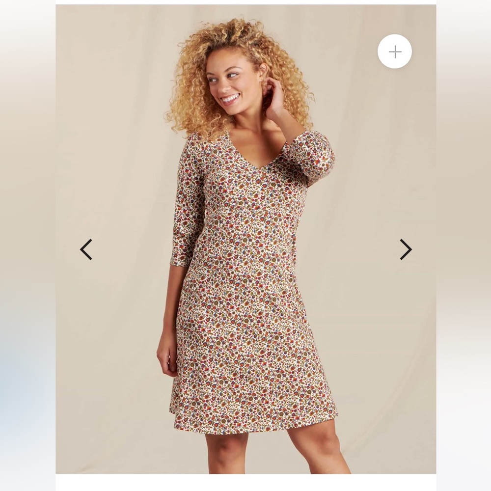 Rosalinda dress- salt vine print - size medium